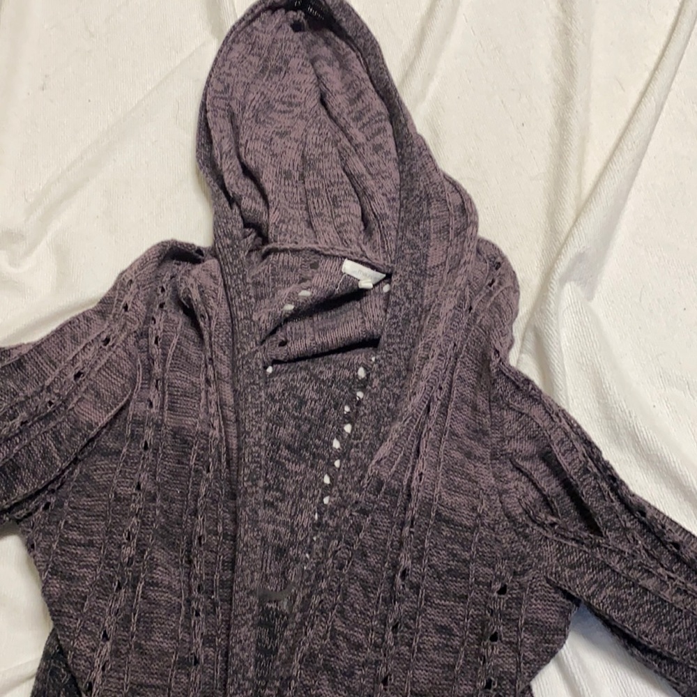 Hooded cardigan